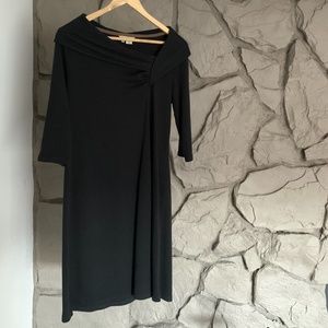 ROYAL ROBBINS Shift Dress Black Flynn Asymmetrical size M